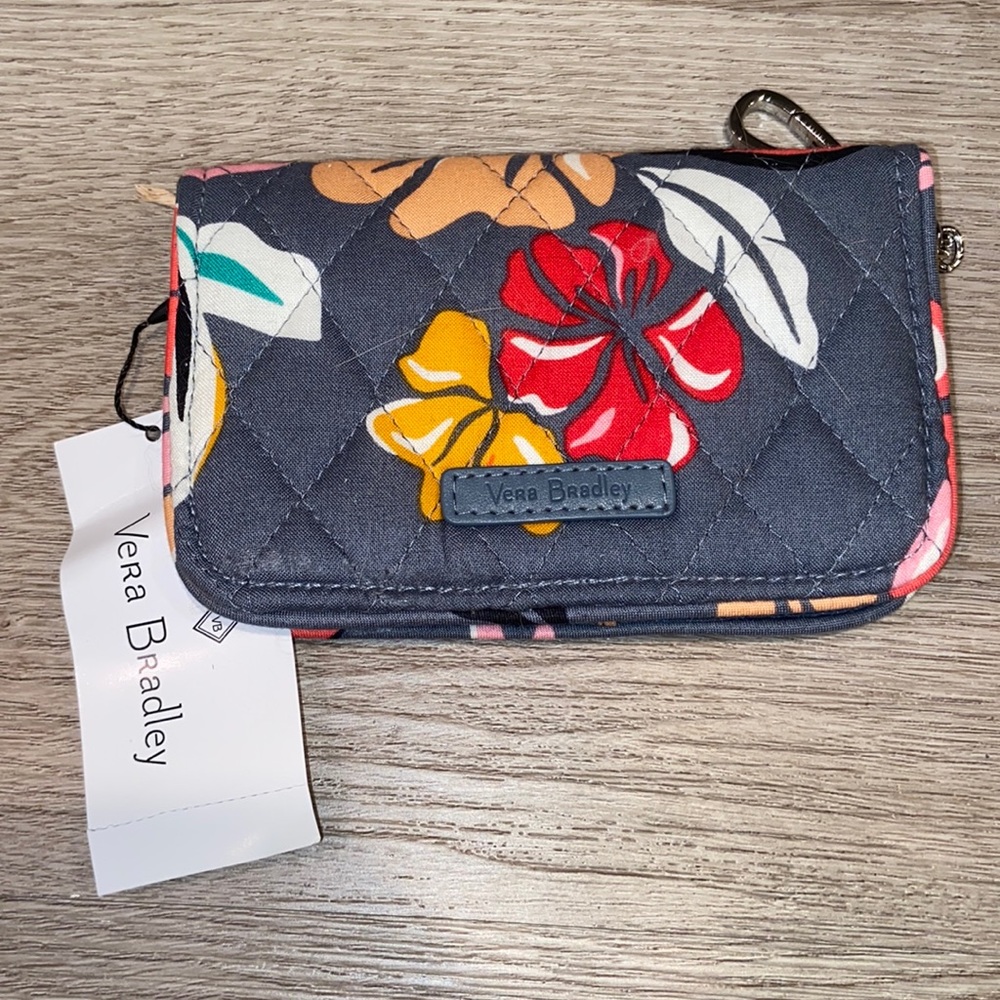 NWT Vera Bradley RFID Small Bifold Coastal Paradise Wallet